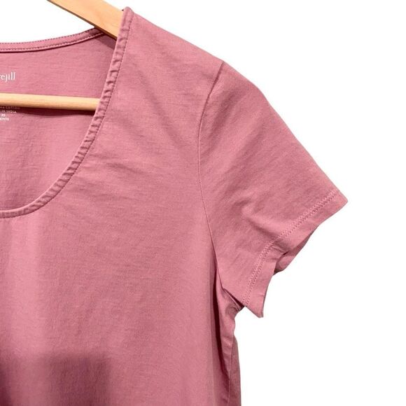 Pure Jill Side-Slit Elliptical Tee 100% Pima Cotton in Size XS Petite - Picture 8 of 9